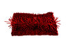 ECLECTIC - Clutch in Neoprene yarn. Hand knitted.
