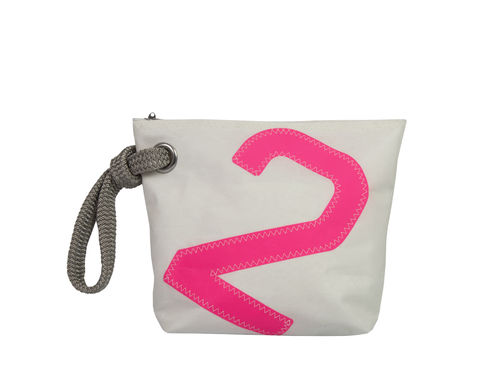 Rope Handle Toilet bag in recycled sailcloth.