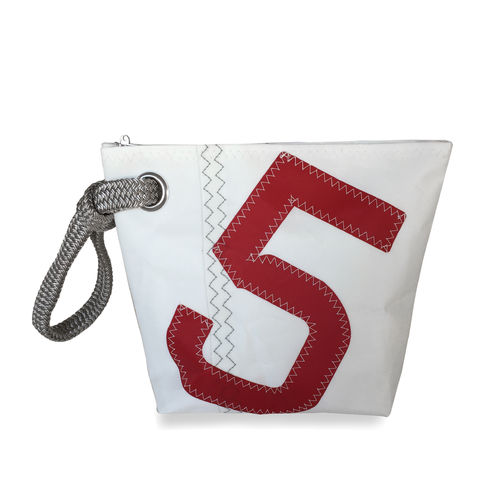 Rope Handle Toilet bag in recycled sailcloth.