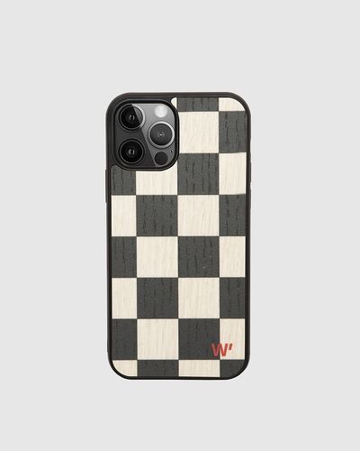 Wood Cover - BLACK CHECK -