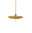 Suspended lamp made in BOILED WOOL - FULL MOON -