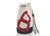 Small size sailor bag made of recycled sailcloth.