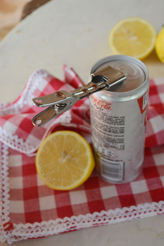Drink-can opener clip.
