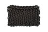 EASY - Clutch in Neoprene yarn. Hand knitted.