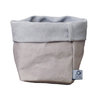 Little sack in cellulose fiber and fabric. Grey / Grey