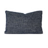 Cushion 40X60 in 100% Baby Llama wool, handknitted. DENIM colour.