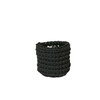 SOTTILE CP4 - Basket in Neoprene yarn, hand knitted - diam. cm. 12 x h cm. 14 -
