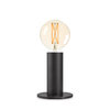 Table Led Lamp - Black with trasparent bulb -