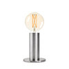 Table Led Lamp - Platinum with trasparent bulb -