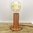 Table Led Lamp - Rose Gold with trasparent bulb -