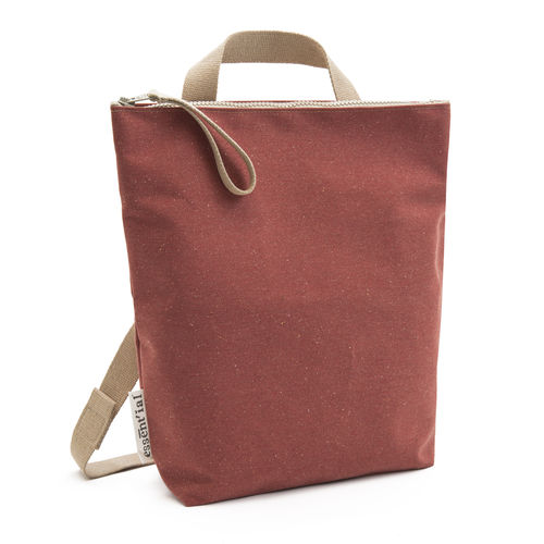 Handle Bag / Backpack in RECYCLED ACRYLIC YARN.