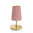 Velvet Shade Table Led Lamp - Dusty Pink -