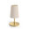 Lampada da tavolo a LED con paralume in velluto - Ostrica -