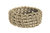 NID N10 - Basket in Neoprene yarn, hand knitted - diam. cm. 22 x h cm. 11 -