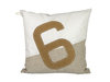 Cushion 50X50 made of recycled sailcloth and LINEN.