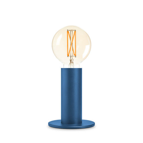 Lampada da tavolo a LED - Blue con lampadina trasparente -