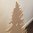 Birch wood Christmas Tree h.125 with stars - MADE IN ITALY -