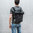 Medium backpack in thick cellulose fiber.
