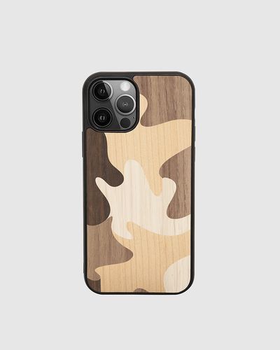 Wood Cover with printed design - CAMOUFLAGE NATURAL -