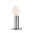 Table Led Lamp - Platinum with OPAQUE bulb -
