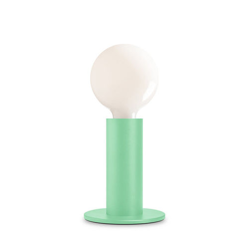 Table Led Lamp - Mint with OPAQUE bulb -