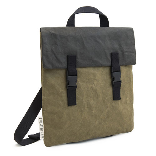 Down Town backpack in thick cellulose fiber.