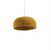 Suspended lamp made in BOILED WOOL