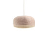 Suspended lamp made in BOILED WOOL -Reversible -