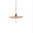 Suspended lamp made in BOILED WOOL - FULL MOON -