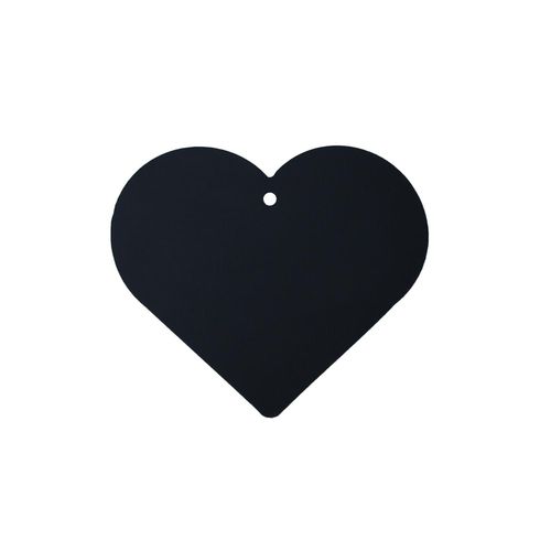 Blackbord / Tray with HEART shape.