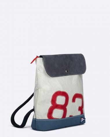 Small Backpack BOL D'OR MIRABAUD made of recycled sailcloth.