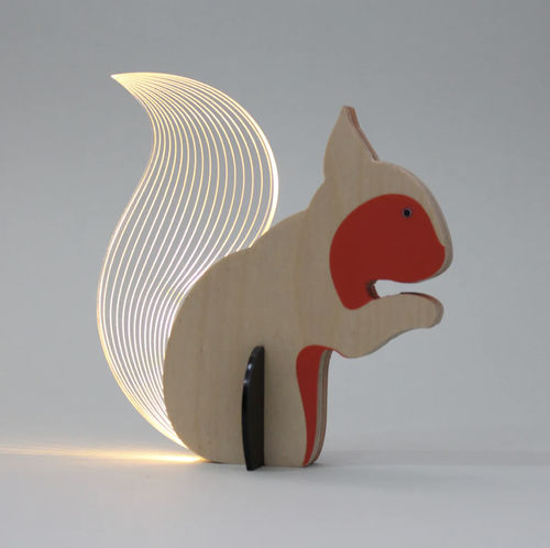 CORD LESS LAMP LAMP USB rechargeable - SQUIRREL -