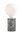 MARBLE Table Led Lamp - Grey with OPAQUE bulb -